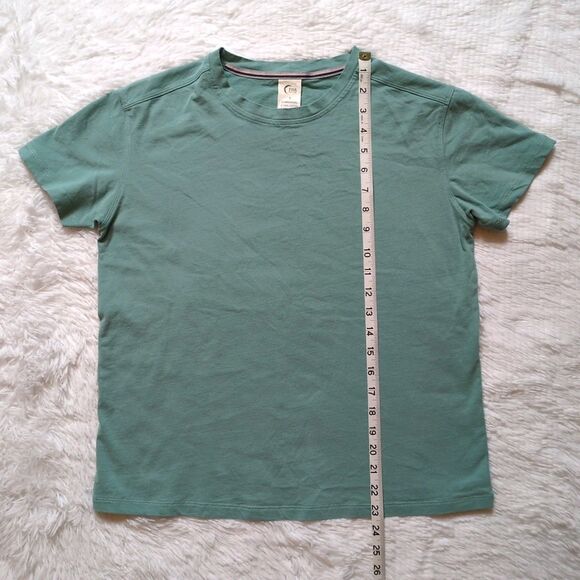 Zyia Active Short Sleeve T-shirt 100% Cotton Teal Women’s Small - Picture 4 of 6